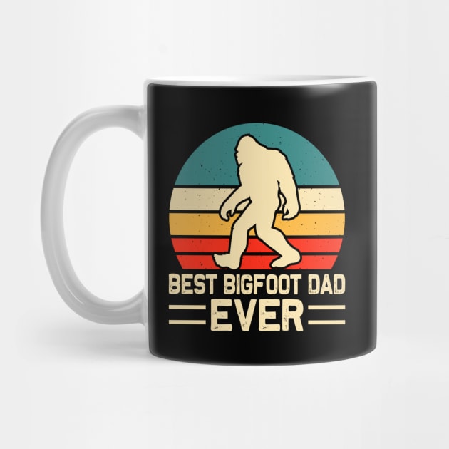 Best Bigfoot Dad Ever Sasquatch Father's Day by Teewyld